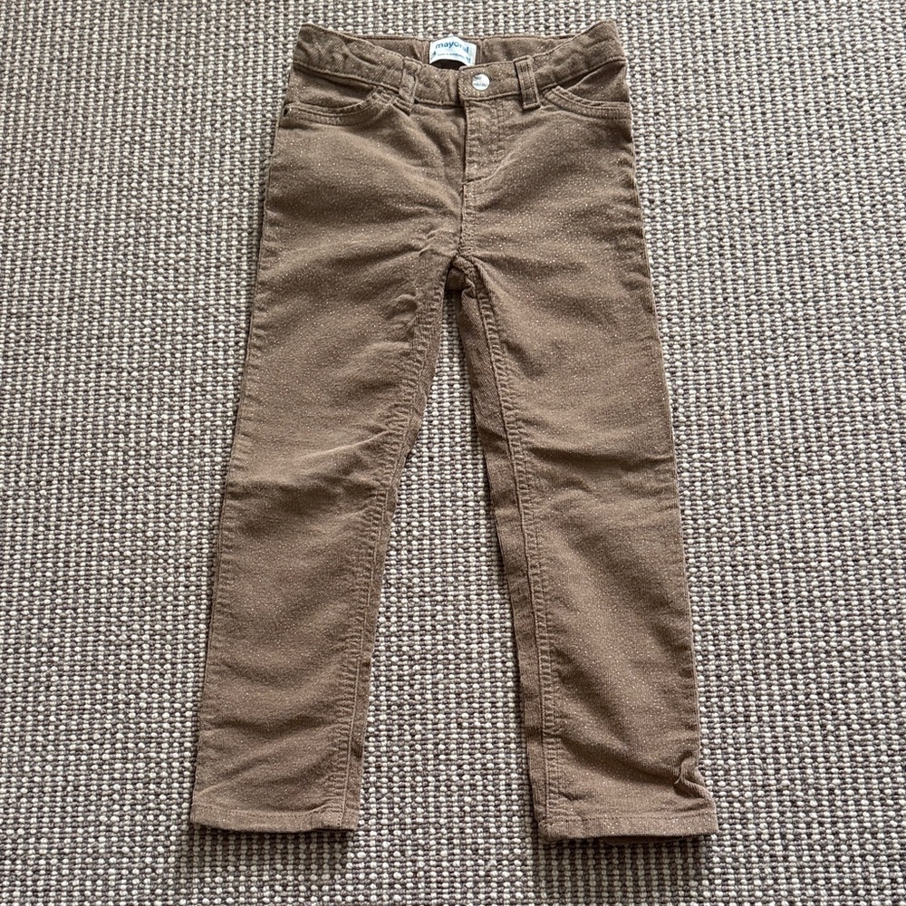 Kids corduroy pants with sparkle